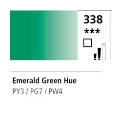 338 - Daler Rowney Olio Georgian Verde Smeraldo Imitazione