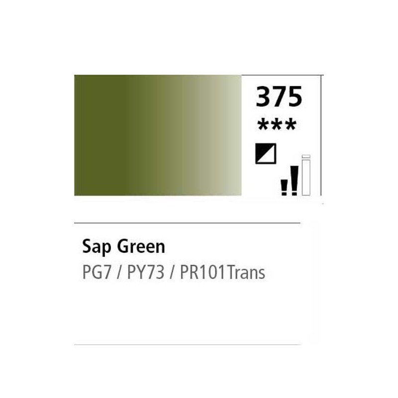 375 - Daler Rowney Olio Georgian Verde Vescica