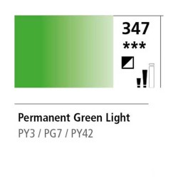 347 - Daler Rowney Olio Georgian Verde Permanente Chiaro