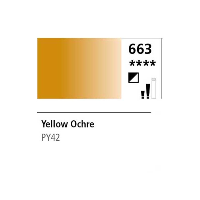 663 - Daler Rowney Olio Georgian Ocra Gialla