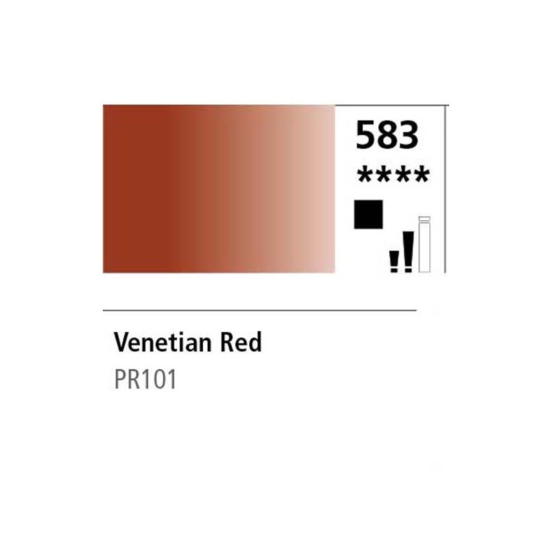 583 - Daler Rowney Olio Georgian Rosso Venezia