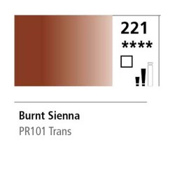 221 - Daler Rowney Olio Georgian Terra di Siena Bruciata