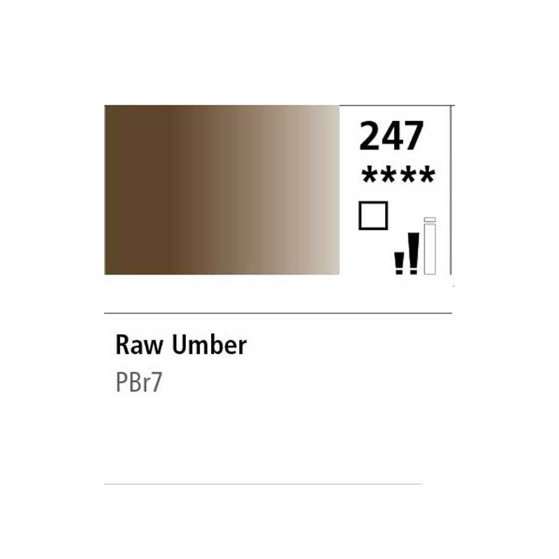 247 - Daler Rowney Olio Georgian Terra Ombra Naturale