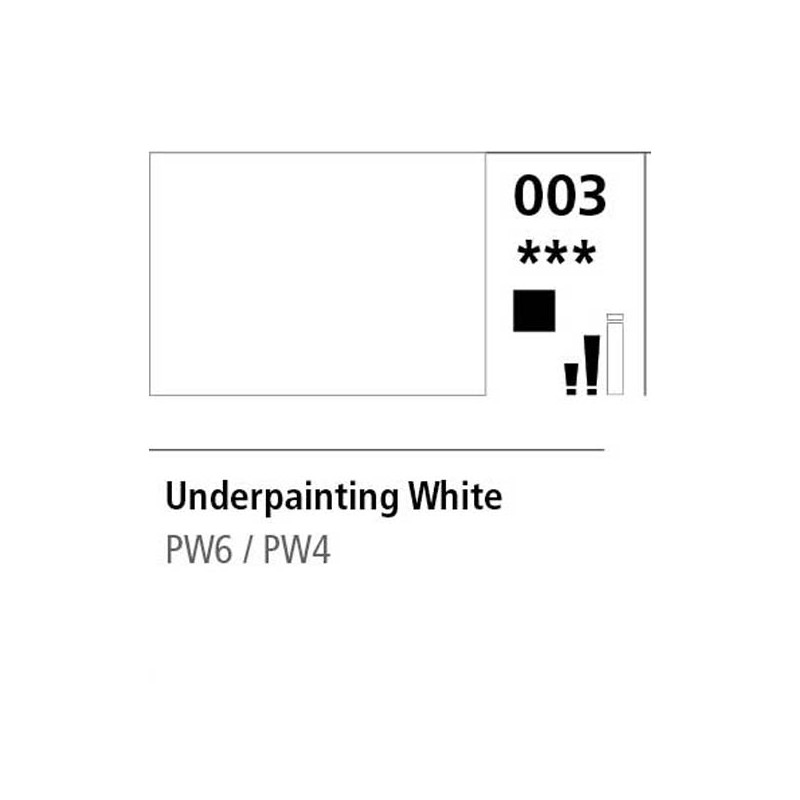 003 - Daler Rowney Olio Georgian Bianco per fondi