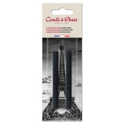 Conté à Paris Set 2 Carré per Schizzo Pierre Noire