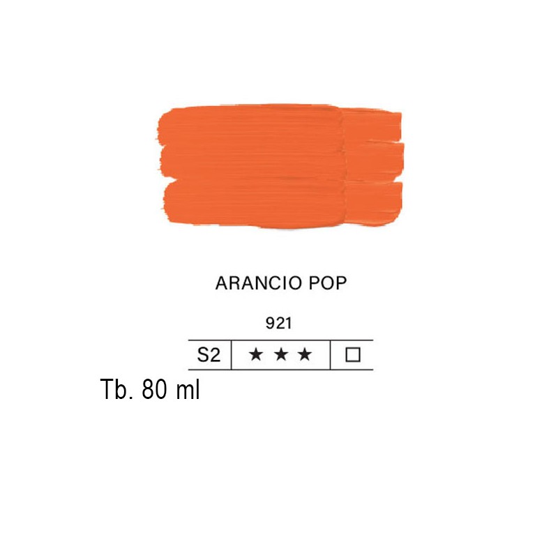 921 - Lefranc acrilico fine fluo arancio pop