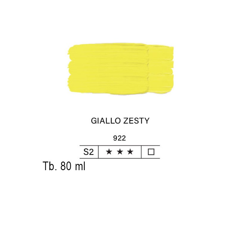 922 - Lefranc acrilico fine fluo giallo zesty