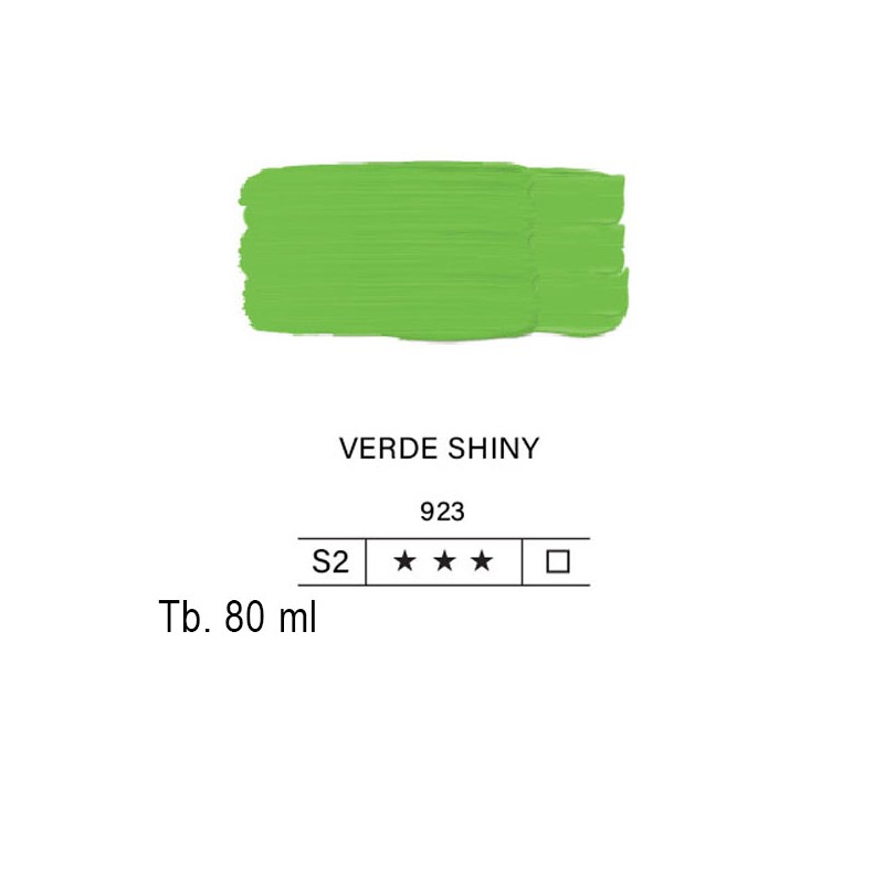 923 - Lefranc acrilico fine fluo verde shiny