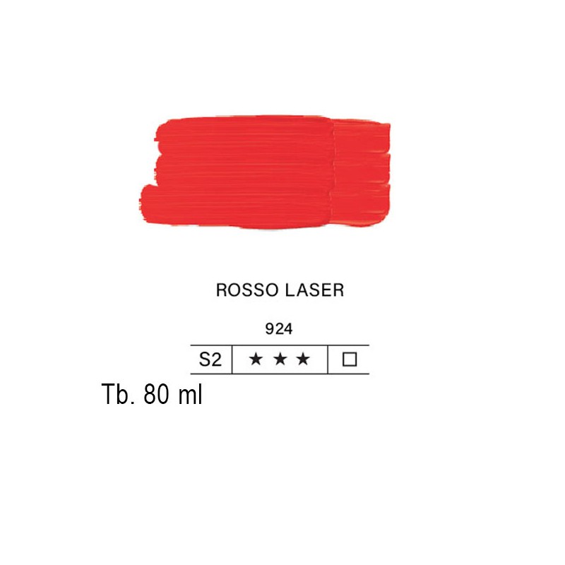 924 - Lefranc acrilico fine fluo rosso laser