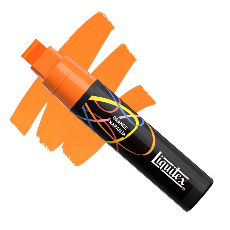 018 - Liquitex Marker Arancione Punta Larga 15mm