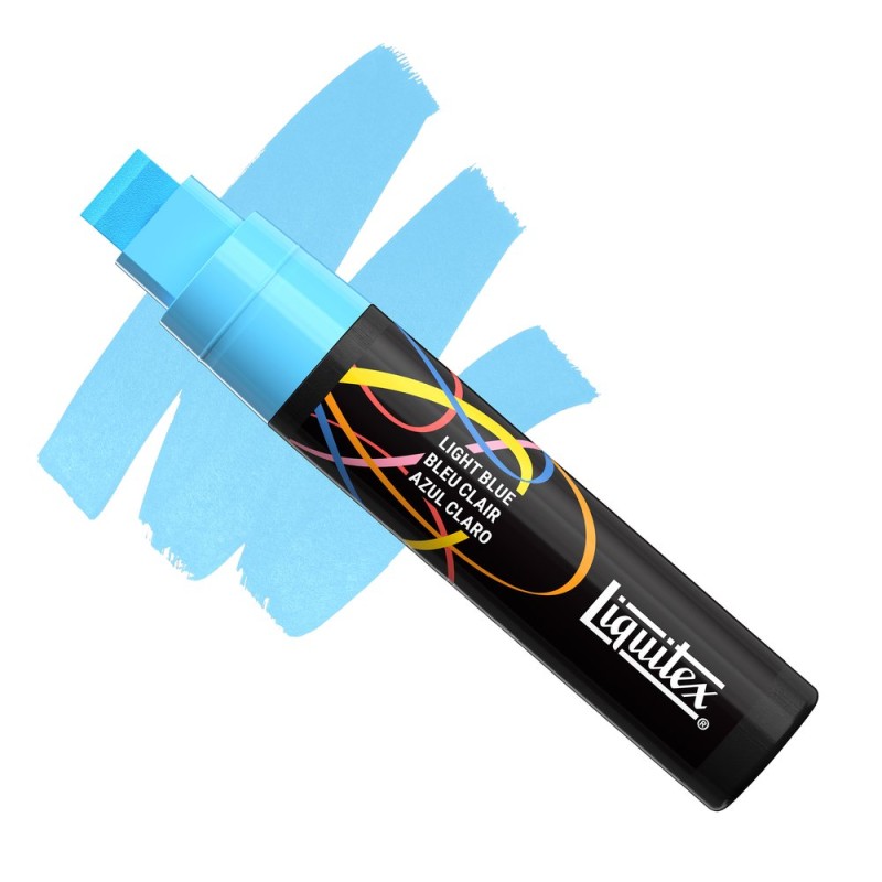 034 - Liquitex Marker Azzurro Punta Larga 15mm