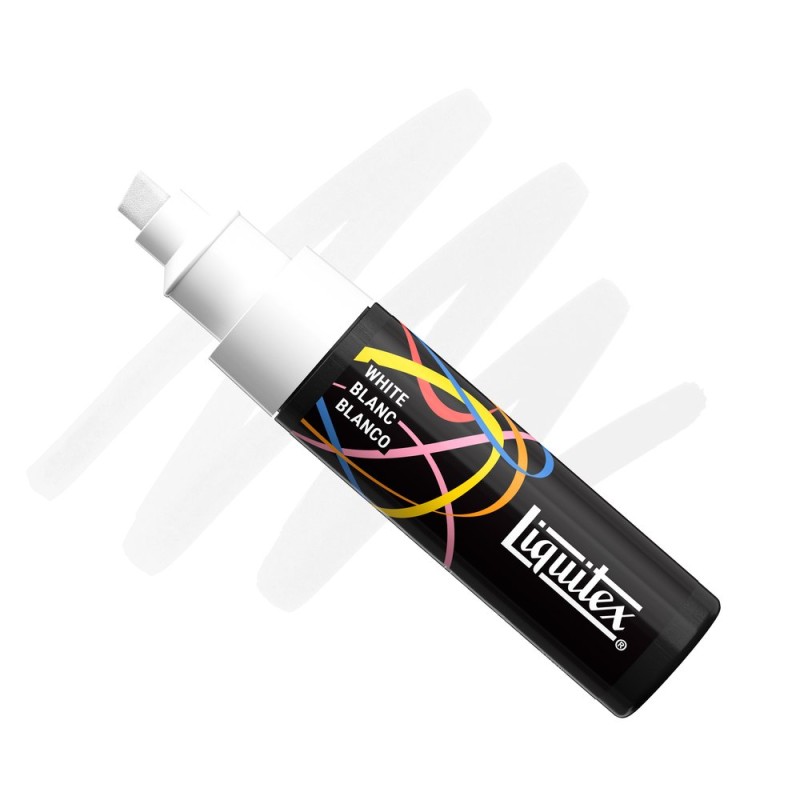 021 - Liquitex Marker Bianco Punta a Scalpello 8mm