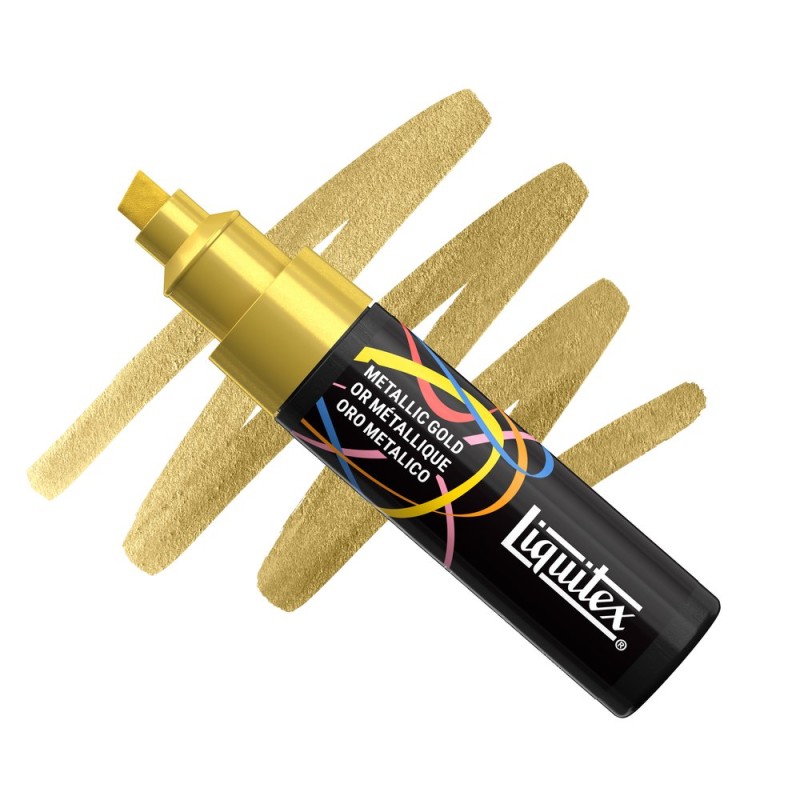 058 - Liquitex Marker Metallico Oro Punta a Scalpello 8mm