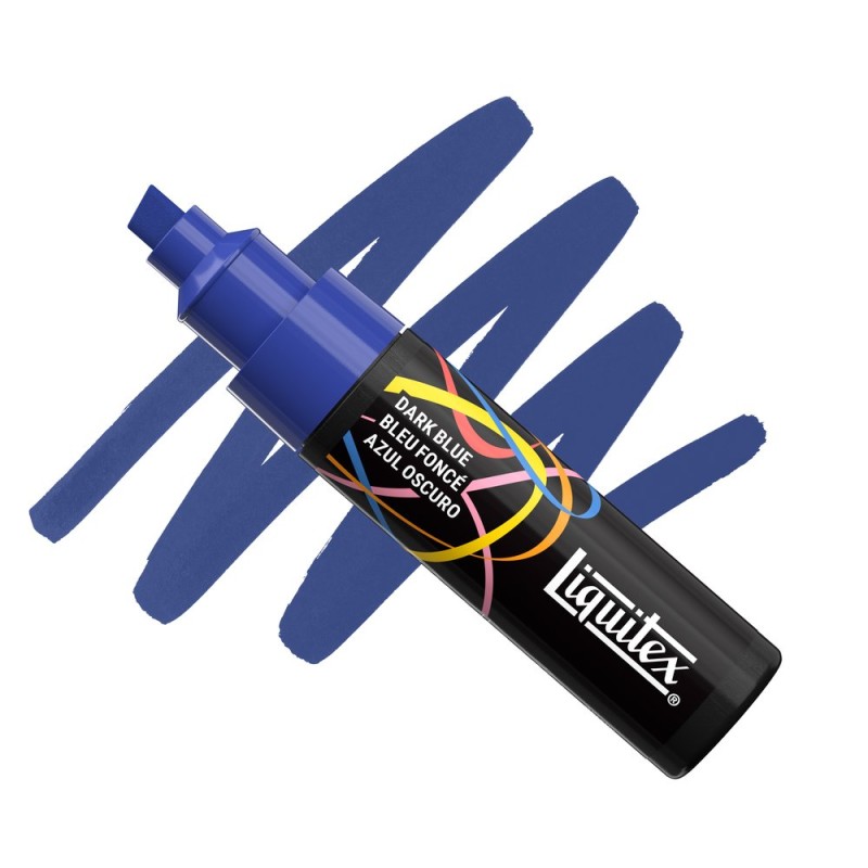 039 - Liquitex Marker Blu Scuro Punta a Scalpello 8mm