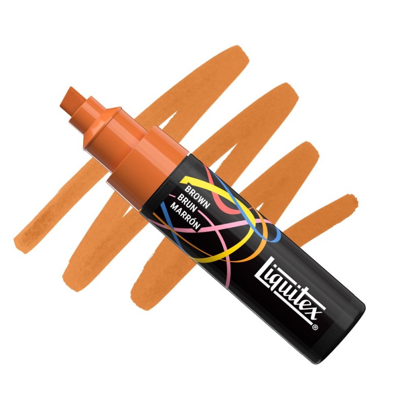 019 - Liquitex Marker Marrone Punta a Scalpello 8mm