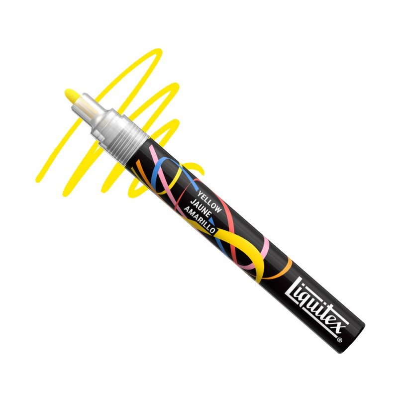 010 - Liquitex Marker Giallo Punta Tonda 2mm
