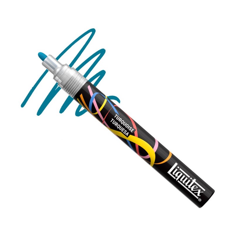 287 - Liquitex Marker Turchese Punta Tonda 2mm