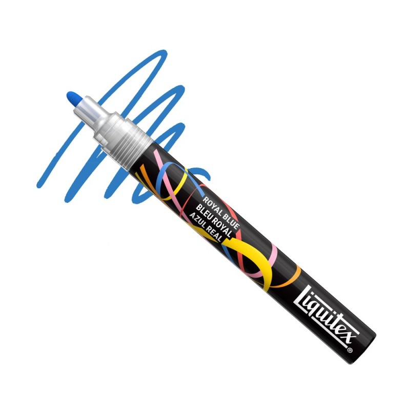 272 - Liquitex Marker Blu Reale Punta Tonda 2mm