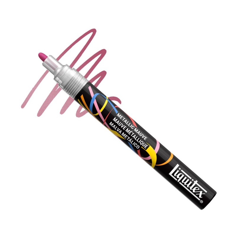072 - Liquitex Marker Metallico Malva Punta Tonda 2mm