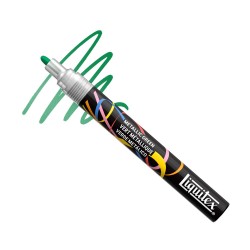346 - Liquitex Marker Metallico Verde Punta Tonda 2mm