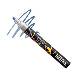 341 - Liquitex Marker Metallico Blu Punta Tonda 2mm