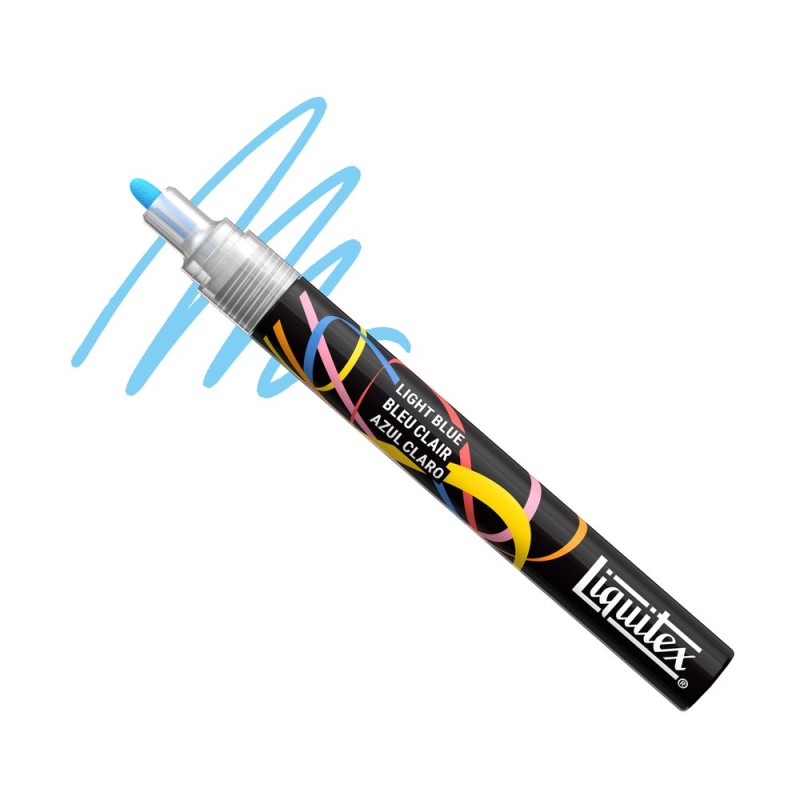 034 - Liquitex Marker Azzurro Punta Tonda 2mm