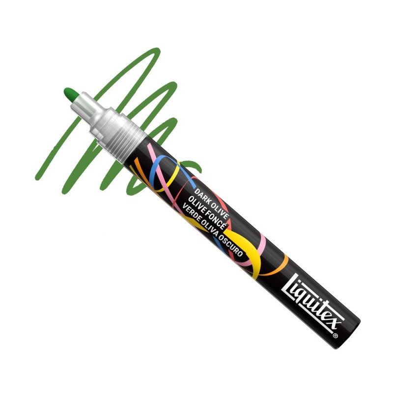 043 - Liquitex Marker Oliva Scuro Punta Tonda 2mm