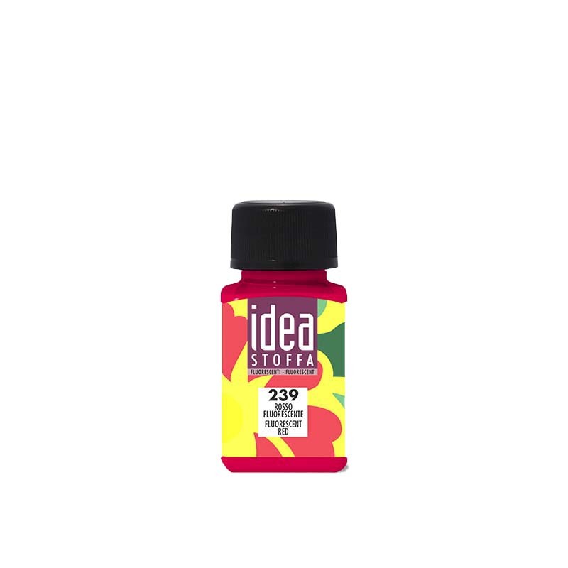 239 - Maimeri Idea Stoffa Rosso Fluorescente