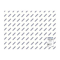 Canson Coton d'art Bianco Naturale, confezione da 10 fogli, cm 56X76, Grana Fine, 300gr/Mq