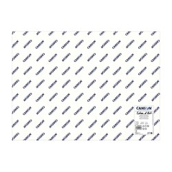 Canson Coton d'art Bianco Naturale, confezione da 10 fogli, cm 56X76, Grana Satinata, 300gr/Mq