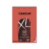 Canson XL Acrylique, Blocco spiralato, Bianco, 30 fogli, Grana telata, 300gr/Mq