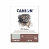 Canson Mi-Teintes, Blocco collato, Toni Screziati, 20 Fogli, Grana Nido d'ape e Grana Fine, 160gr/Mq
