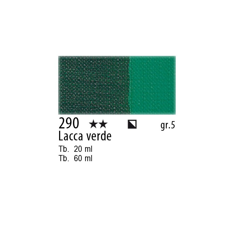 290 - Maimeri Olio Artisti Lacca verde