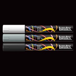 Liquitex Marker Set Monocromo 3 pennarelli Punta Tonda 2mm dettaglio