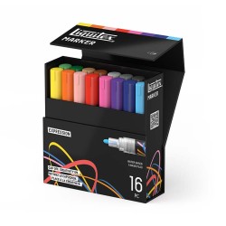 Liquitex Marker Set Expression 16 pennarelli Punta Tonda 2mm