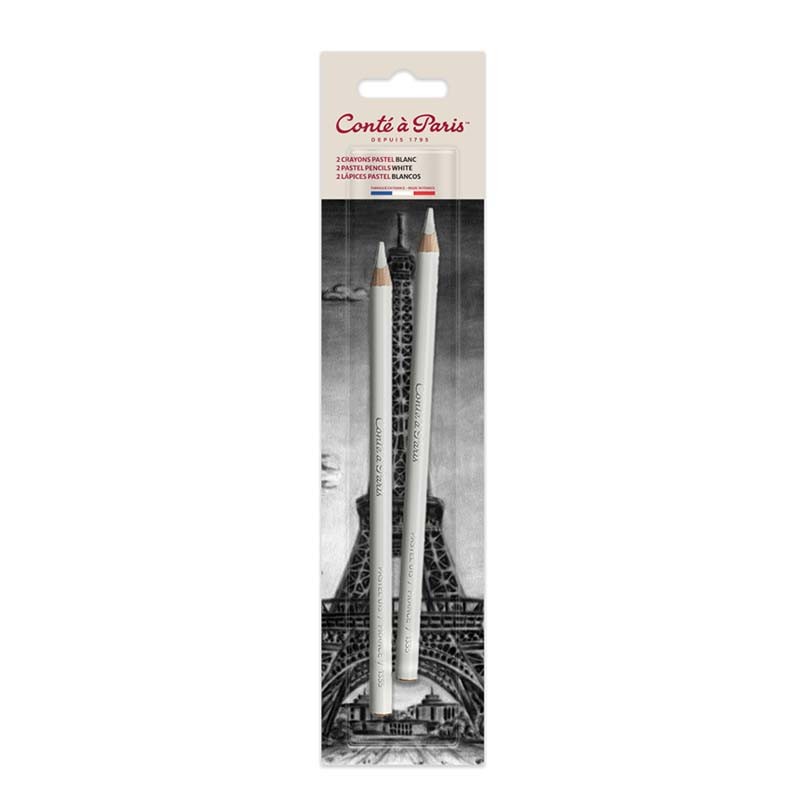 Conté à Paris Pastel Pencil – Blister 2 Matite Pastello Bianche