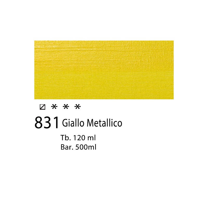 831 - Talens Amsterdam Acrylic Giallo Metallico