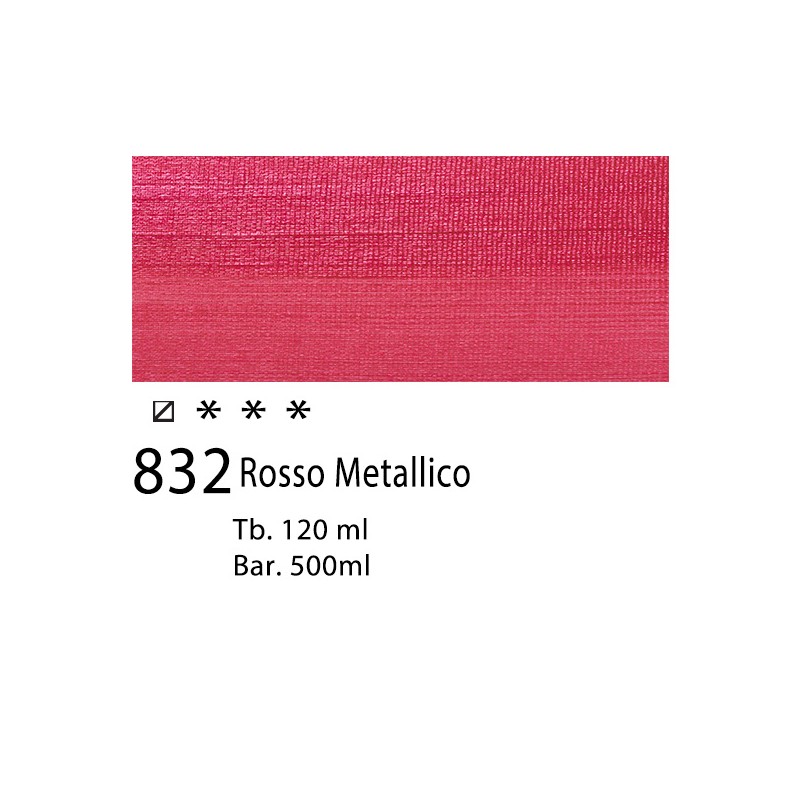 832 - Talens Amsterdam Acrylic Rosso Metallico