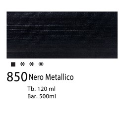 850 - Talens Amsterdam Acrylic Nero Metallico