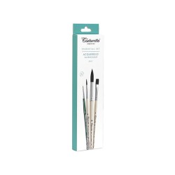 Set 4 Pennelli Tintoretto per Acquerello Basic Tecniche di Base
