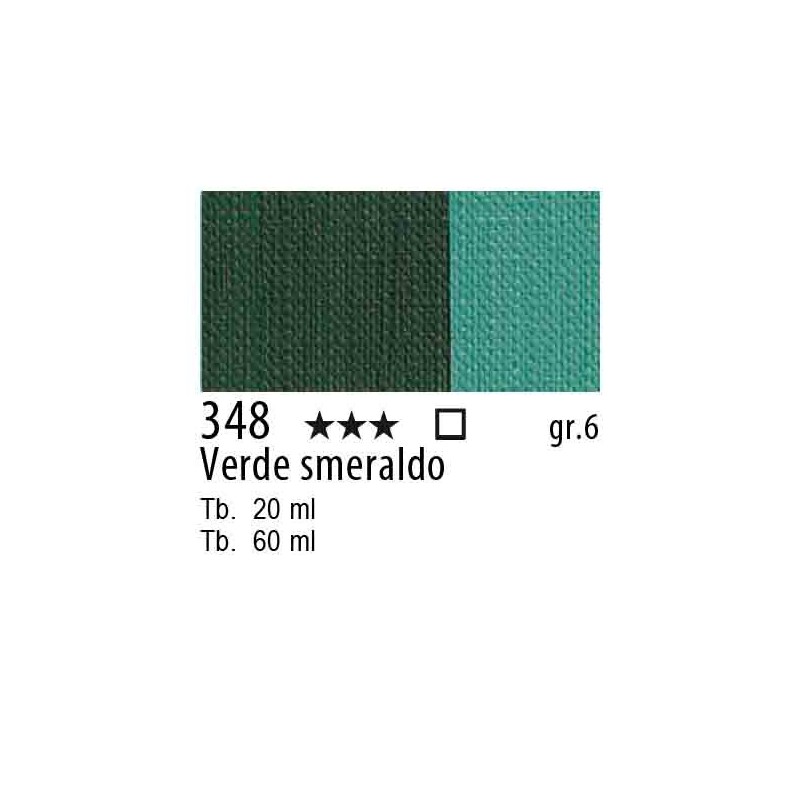 348 - Maimeri Olio Artisti Verde smeraldo
