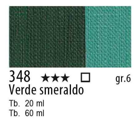 348 - Maimeri Olio Artisti Verde smeraldo