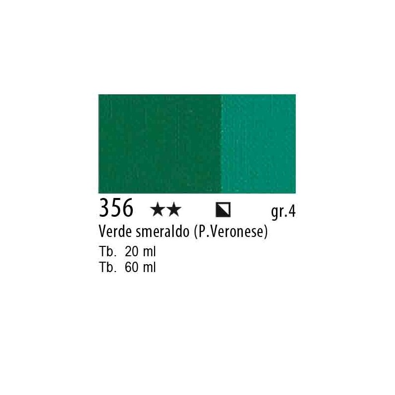 356 - Maimeri Olio Artisti Verde smeraldo (P. Veronese)
