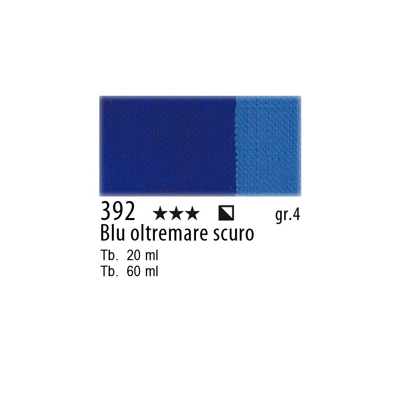 392 - Maimeri Olio Artisti Blu oltremare scuro
