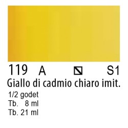 119 - Winsor & Newton Cotman Giallo di cadmio chiaro imit.