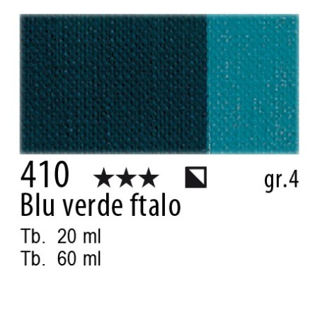 410 - Maimeri Olio Artisti Blu verde ftalo