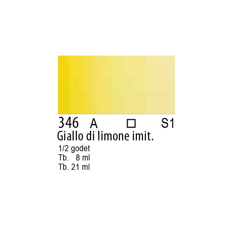 346 - Winsor & Newton Cotman Giallo di limone imit.