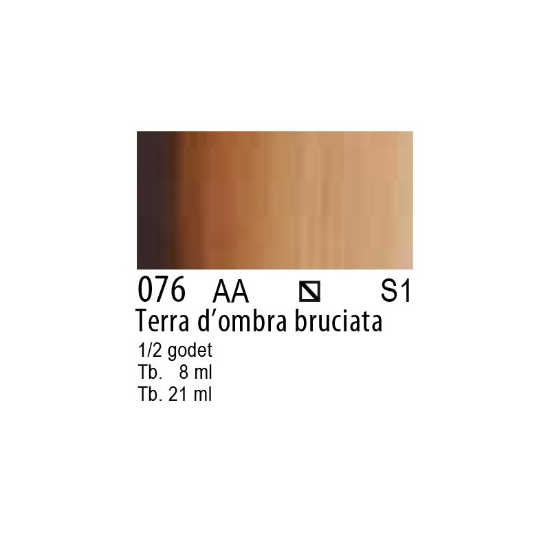 076 - Winsor & Newton Cotman Terra d'ombra bruciata