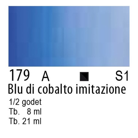 179 - W&N Cotman Blu di cobalto imit.