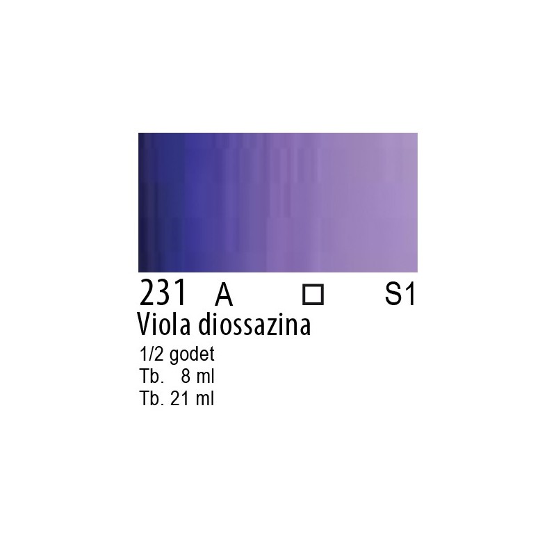 231 - W&N Cotman Viola diossazina